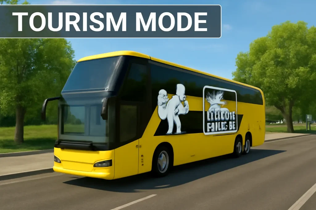 enjoy tourism in Bus simulator mod apk