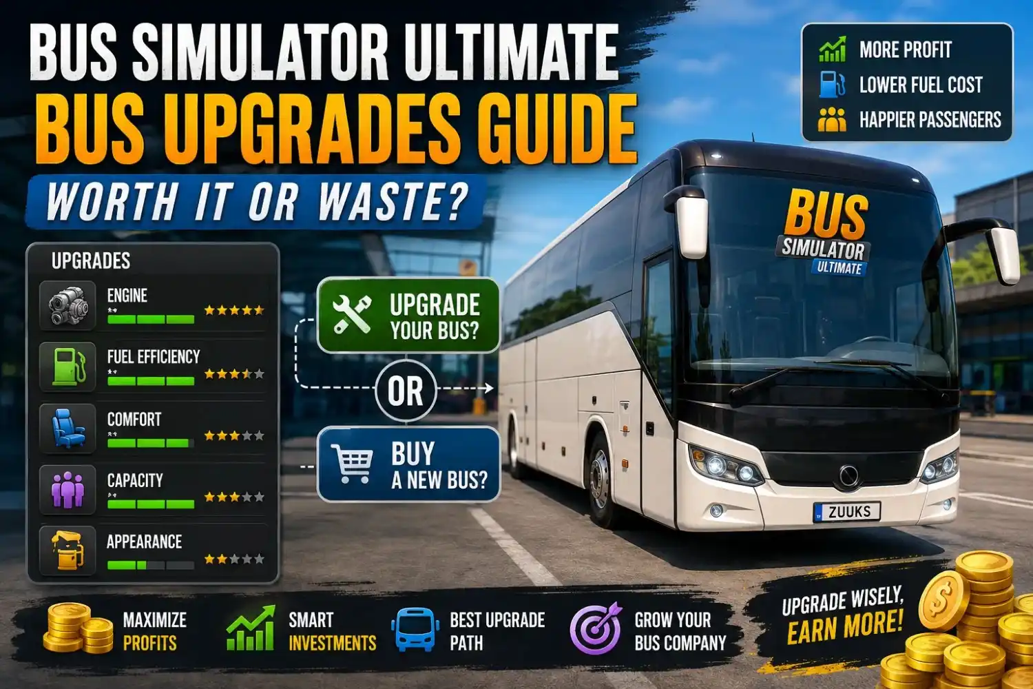 Bus Simulator Ultimate Bus Upgrades Guide Bus Simulator Ultimate Bus Upgrades Guide - Best Bus Upgrades Worth It or Waste